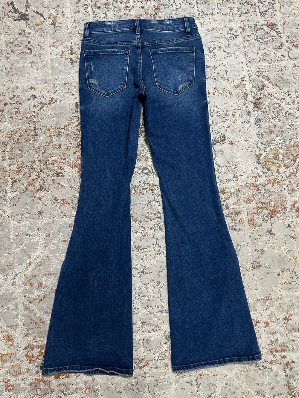 Vervet Flare Jeans Leopard Slit Size 26 - Picture 4 of 13